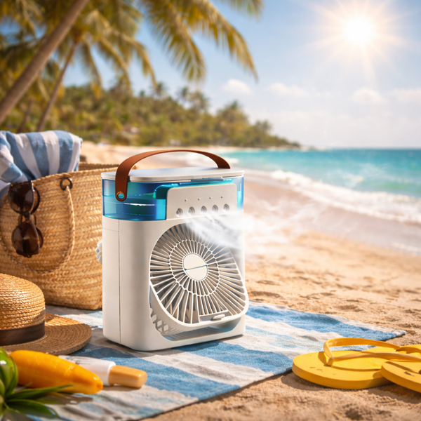 Multifunction Water Spray Mist Fan Air Cooler fan USB Electric Fan Portable Fan